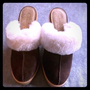 ♥️Jessica Simpson clogs. Fur lined. ♥️